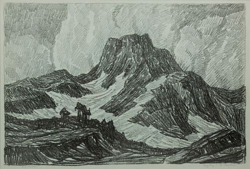 ORIGINAL BIRGER SANDZEN OIL, 'THE
