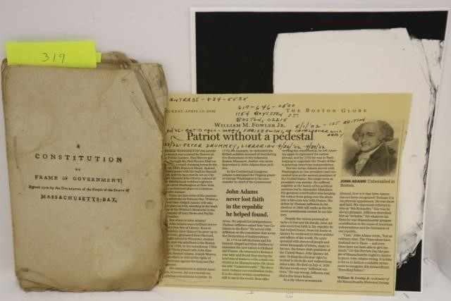ORIGINAL BOUND COPY OF THE 1780