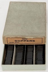 ORIGINAL BOX OF 100 BLACK FARO