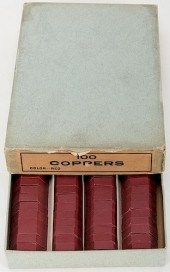 ORIGINAL BOX OF 100 RED FARO C