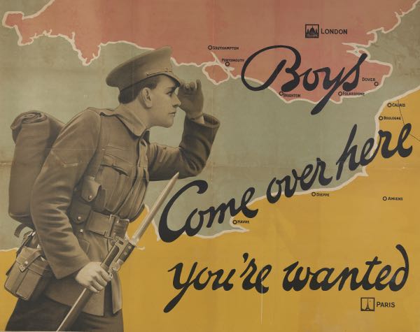 ORIGINAL BRITISH WWI RECRUITMENT