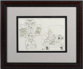 ORIGINAL CARTOON OF GENERAL PO