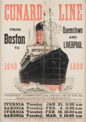 ORIGINAL CUNARD LINE POSTER, C