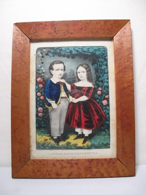 Original Currier & Ives hand