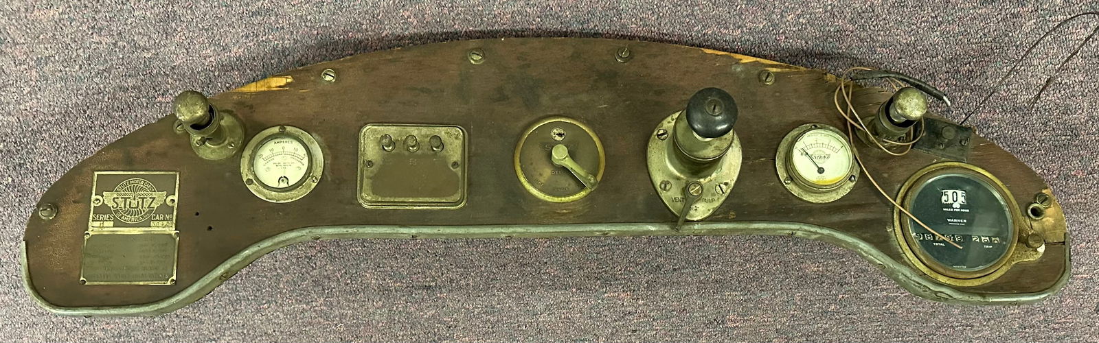 ORIGINAL DASH PANEL FROM A 1920