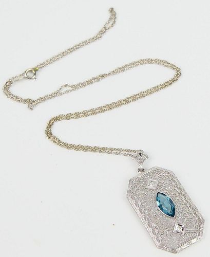 ORIGINAL DECO DIAMOND TOPAZ &