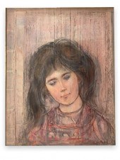 ORIGINAL EDNA HIBEL PAINTING O
