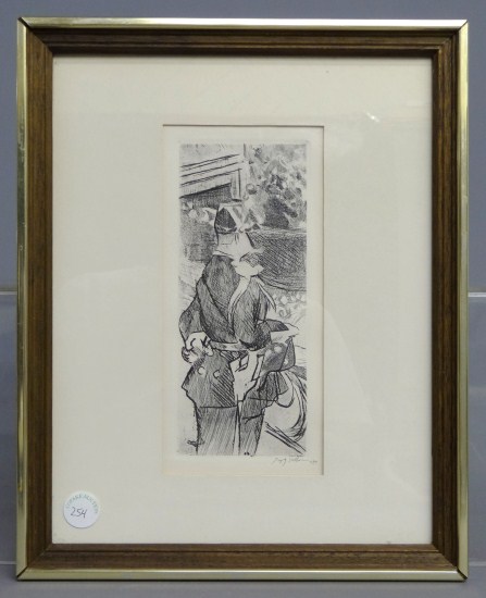 Original etching by Jacques