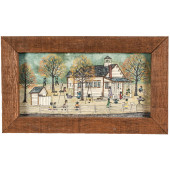 ORIGINAL FOLK ART OIL PAINTING