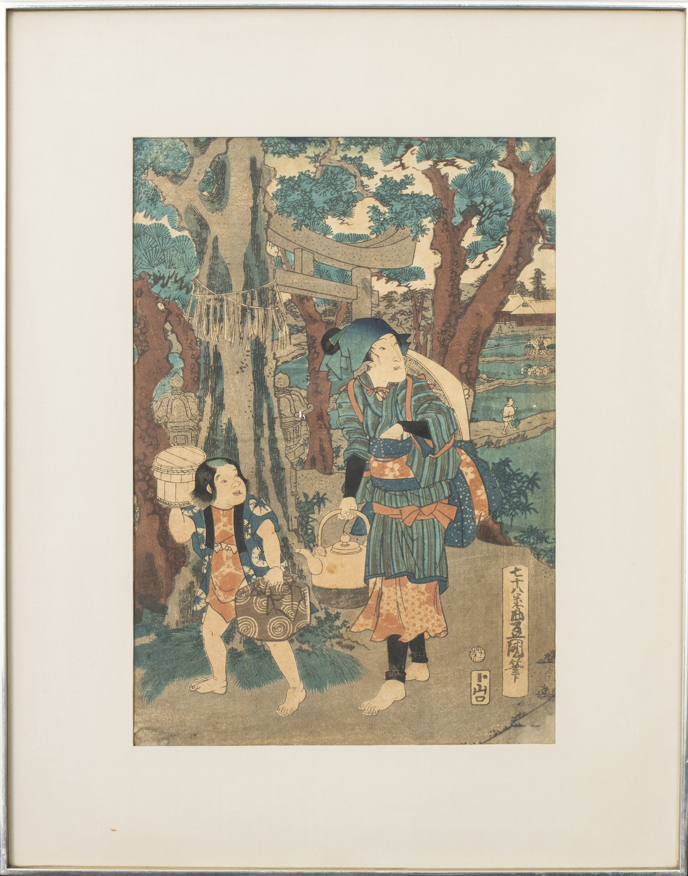 ORIGINAL JAPANESE WOODBLOCK PRINT A