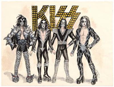 Original LeGaspi sketch for KISS,