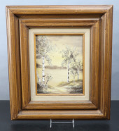 ORIGINAL OIL PAINTING, WINTER