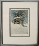 Original Peter Sculthorpe etch