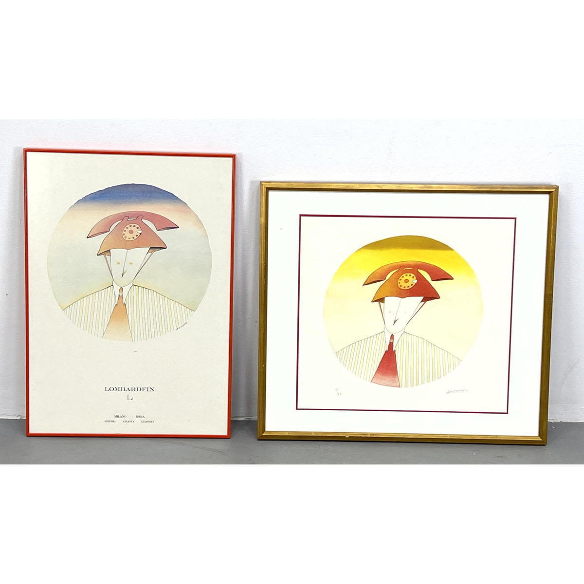 Original Piero BESTETTI Print,
