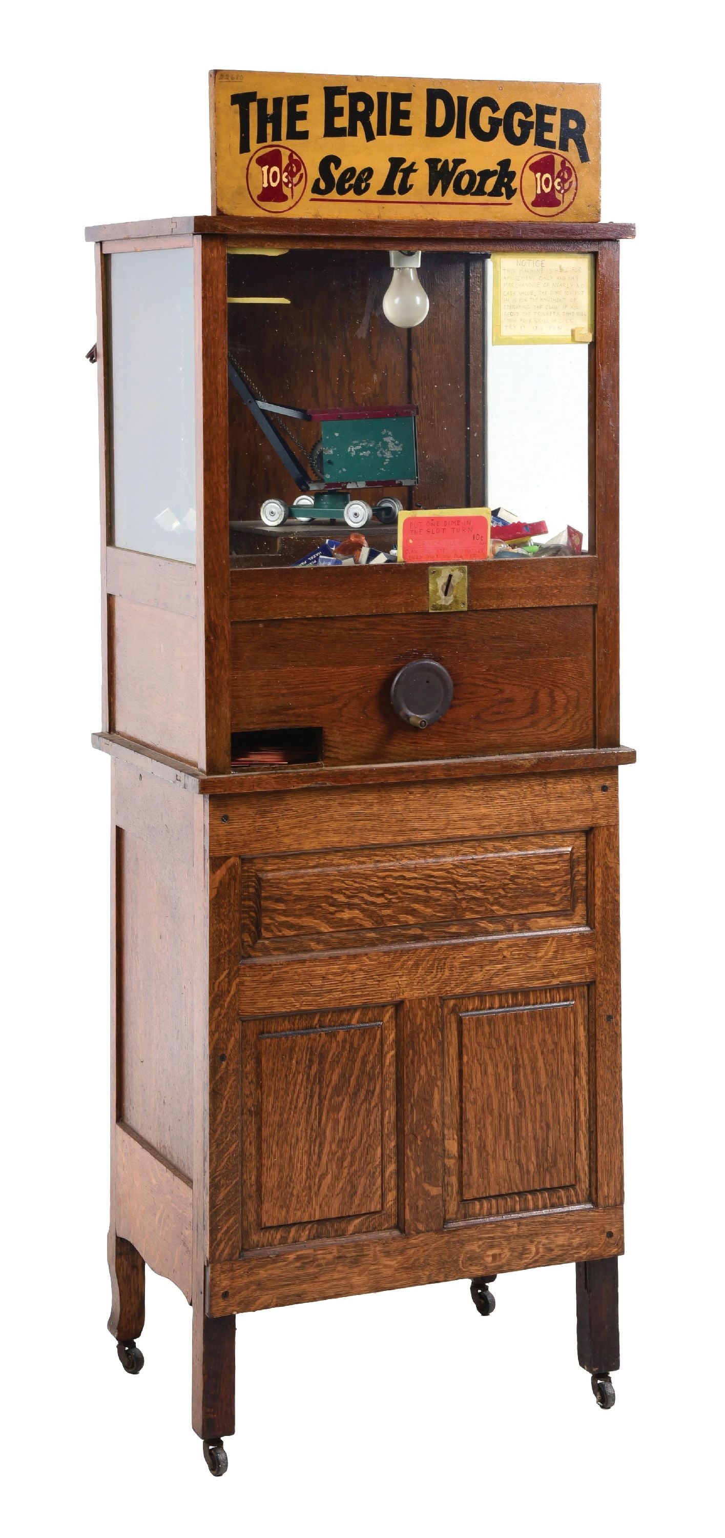ORIGINAL THE ERIE DIGGER ARCADE