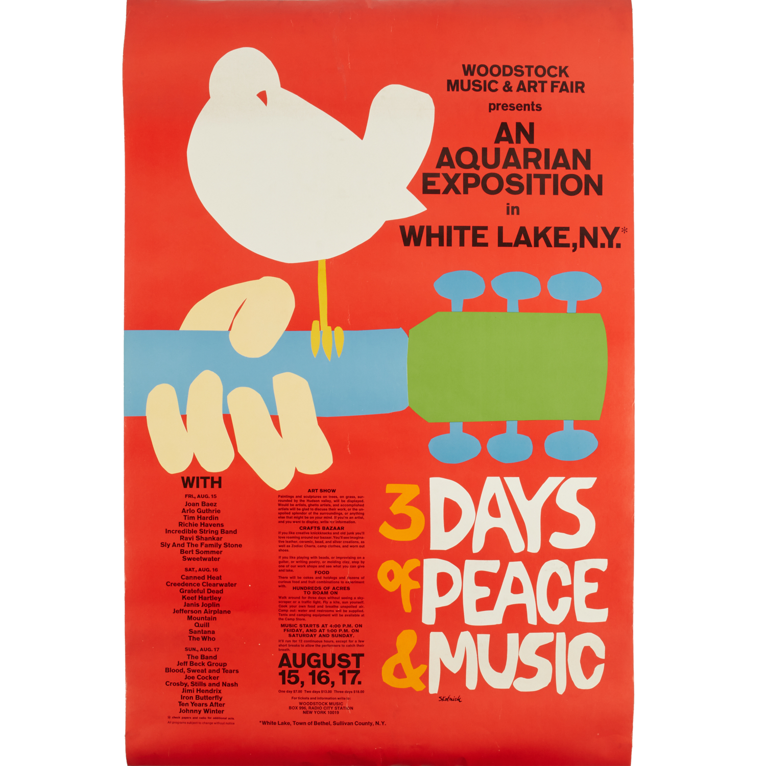 ORIGINAL TYPE 1 WOODSTOCK CONCERT