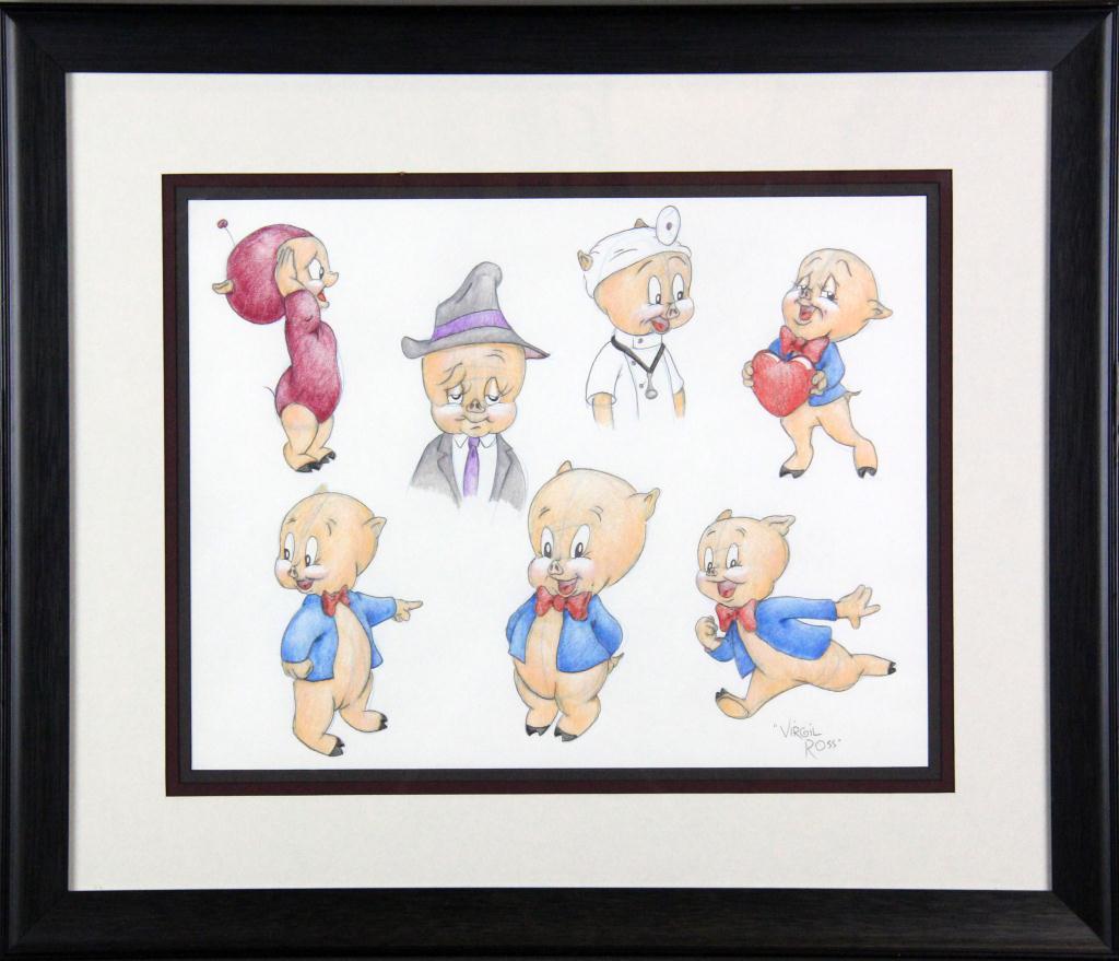 Original Virgil Ross Porky Pig