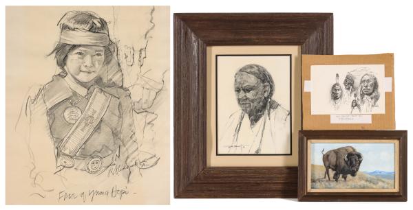 ORIGINAL WORKS BY COWBOY ARTISTS OF