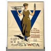 Original WWI YMCA Woman Worker
