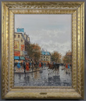 ORIGNAL OIL PAINTING PARIS, SI