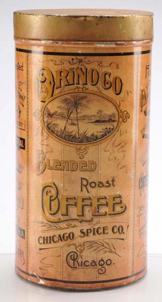 Orinogo Brand 3-lb. Coffee Tin. 