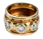 ORLANDA OLSEN 18KT. DIAMOND RI