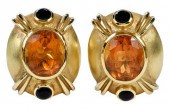 ORLANDA OLSEN 18KT. GEMSTONE E