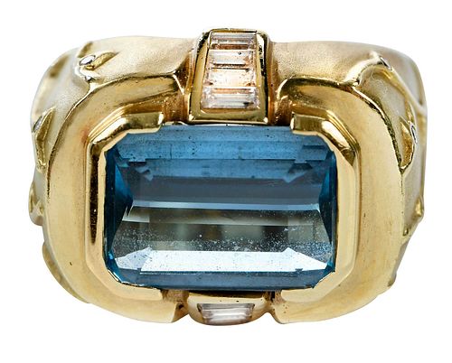 ORLANDA OLSEN 18KT. GEMSTONE
