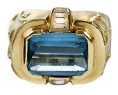 ORLANDA OLSEN 18KT. GEMSTONE R