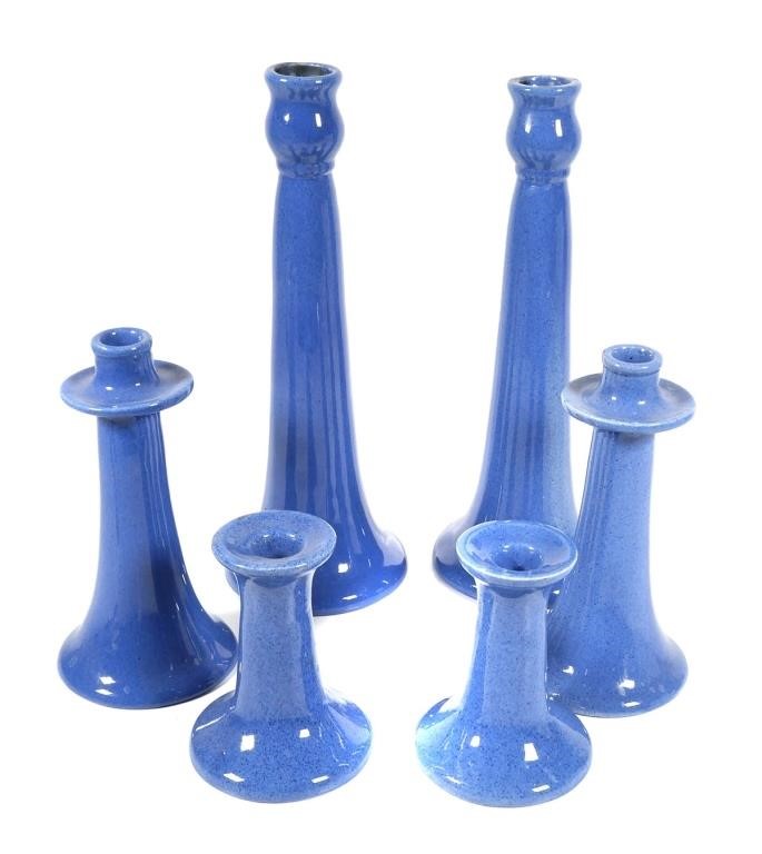 ORLANDO POTTERIES, SPECKLED BLUE