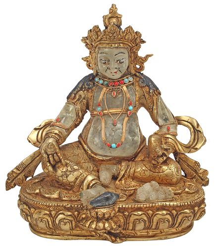 ORMOLU &AMP; ROCK CRYSTAL SEATED