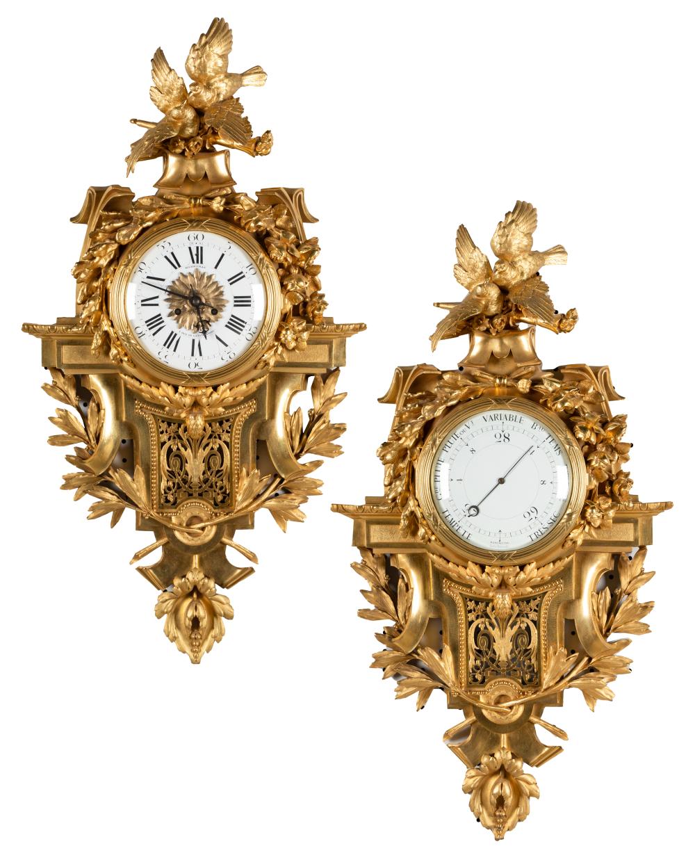 ORMOLU CARTEL CLOCK &