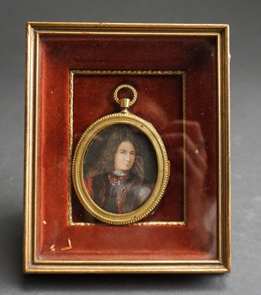 ORMOLU FRAMED PAINTED PORTRAIT