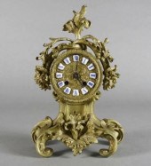 ORMOLU MANTEL CLOCK BY HENRI M