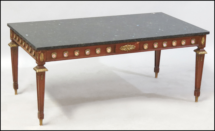 ORMOLU MOUNTED MAHOGANY COCKTAIL