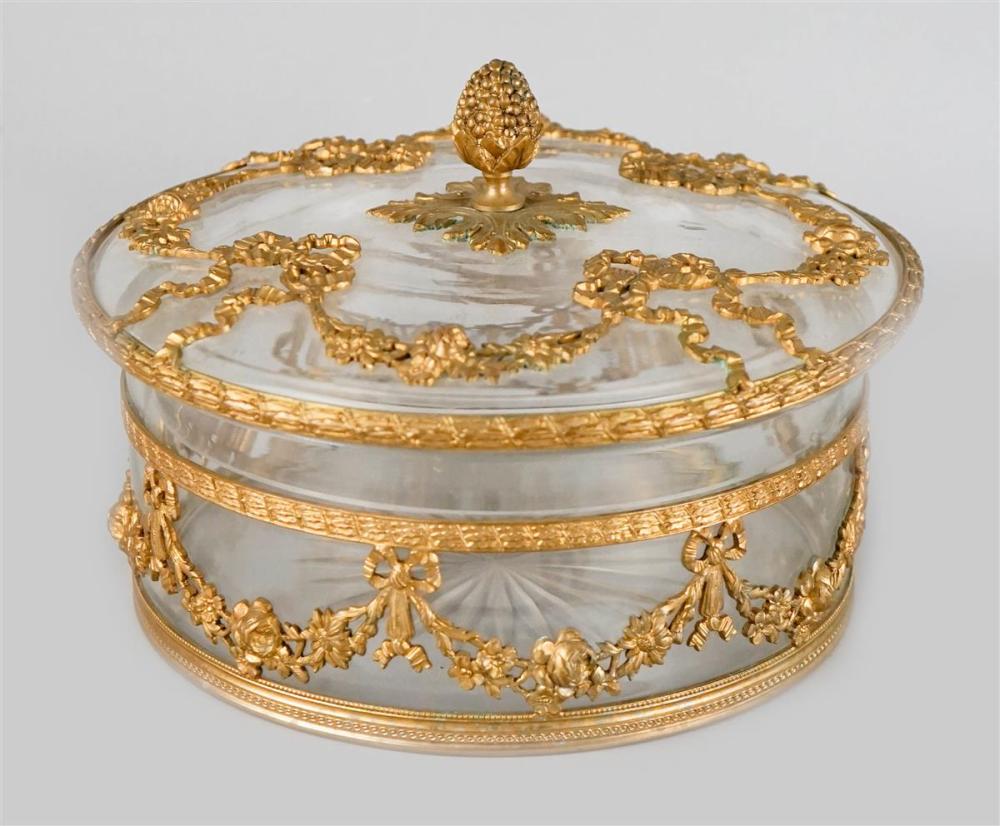 ORMOLU MOUNTED POWDER BOX, POSSIBLY