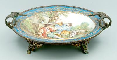 Ormolu mounted Sevres center