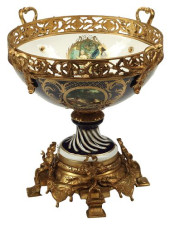 ORMOLU-MOUNTED SEVRES-STYLE PO