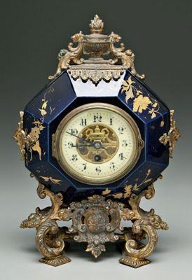Ormolu mounted shelf clock,