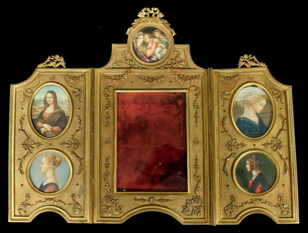 ORMOLU PICTURE FRAME, FRENCH,