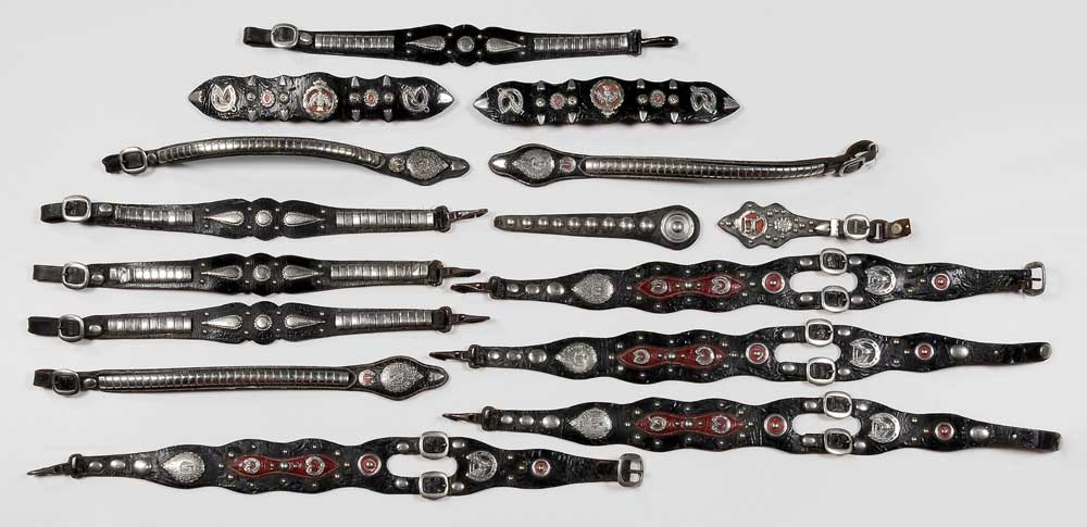 Ornamental Horse Harness Straps