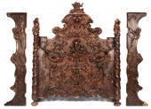 ORNATE BAROQUE-STYLE BED LATE