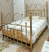 ORNATE BRASS BEDA mid century