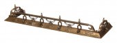 ORNATE BRASS FIRE FENDER OF FO