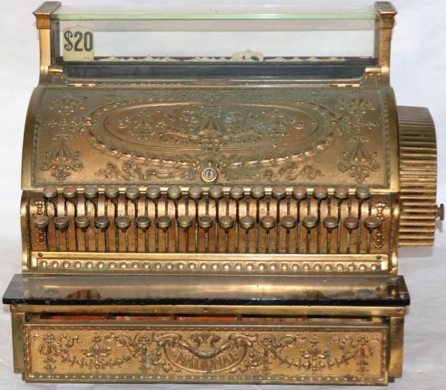 ORNATE BRASS NATIONAL CASH