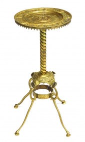 ORNATE BRASS STAND, FRENCH, LA