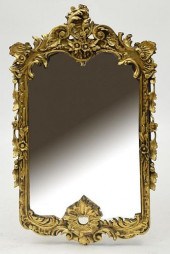 ORNATE CARVED AND GILT WALL MI