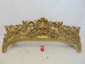 ORNATE CARVED WOOD VALANCE, 60