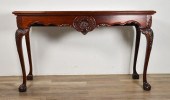 ORNATE CHIPPENDALE STYLE CONSO