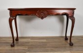 ORNATE CHIPPENDALE STYLE CONSO
